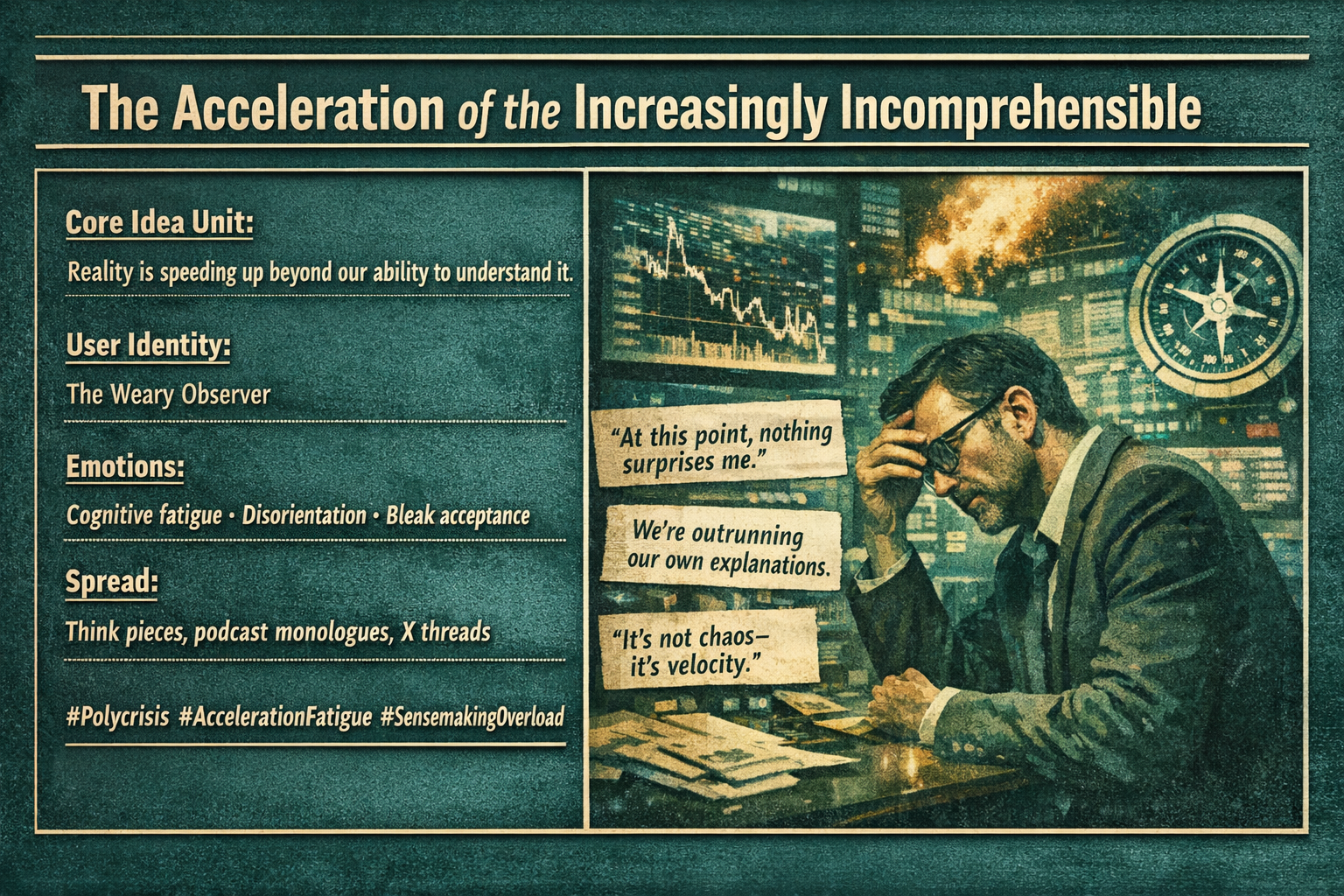 Navigating the Acceleration
